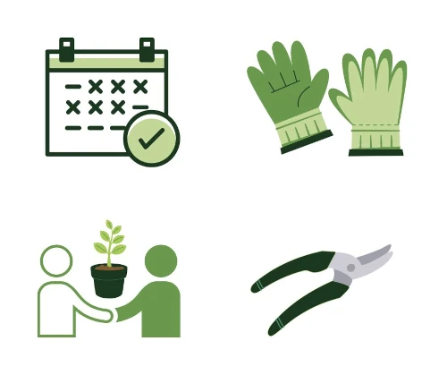 Services de paysagiste à Basse goulaine, vertou, nantes : coaching, visite entretien, fourniture de plantes et matériaux et organisation et suivi des travaux